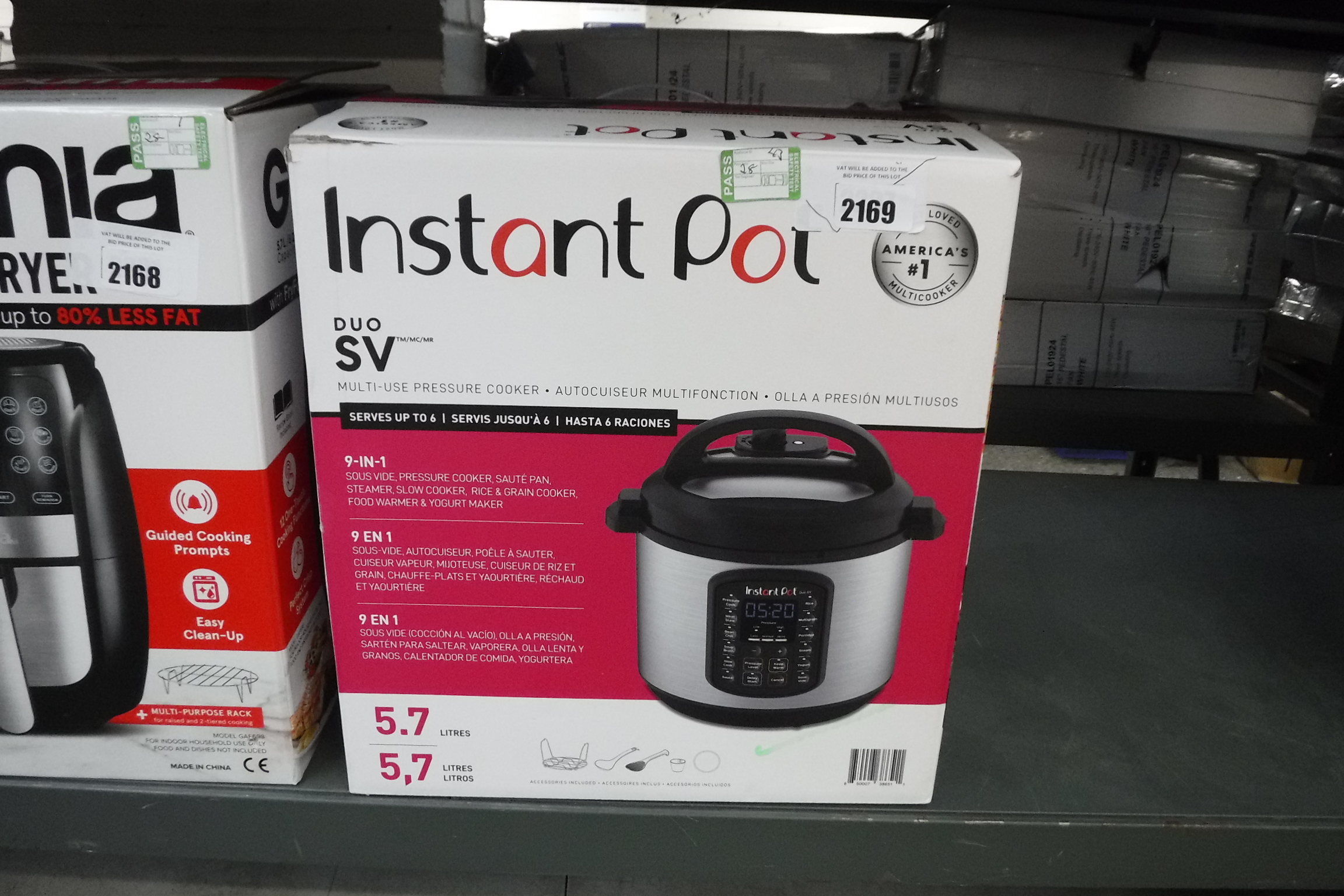 (2297) Boxed Instant Pot Duo SV