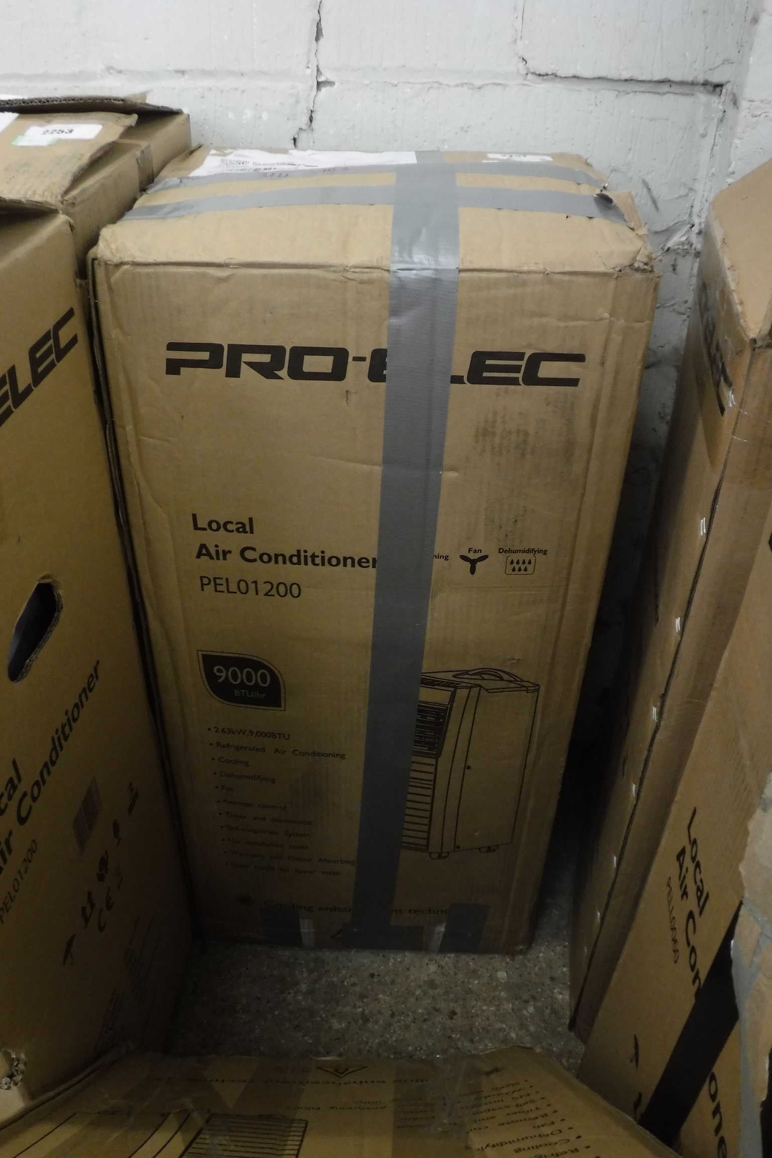 Boxed Pro Elec PEL01200 local air conditioning unit