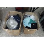 2 boxes of various clothing