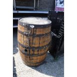 (1194) Large oak barrel