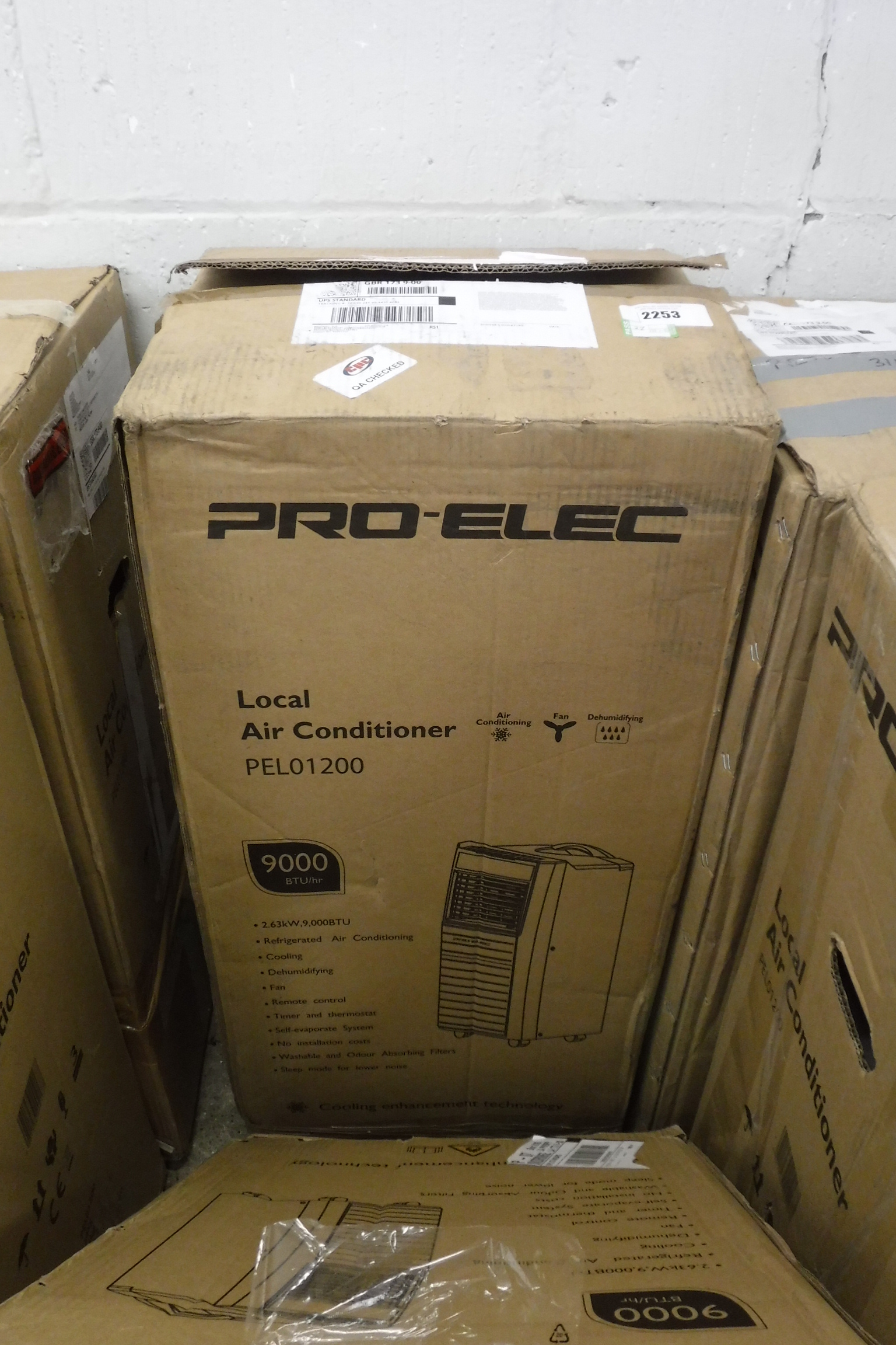 Boxed Pro Elec PEL01200 local air conditioning unit