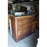 Edwardian mahogany chest of 2 over 3 drawers