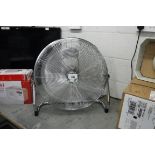 (28) Stainless steel desk fan