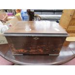 Walnut musical box Appears to be complete and in working condition