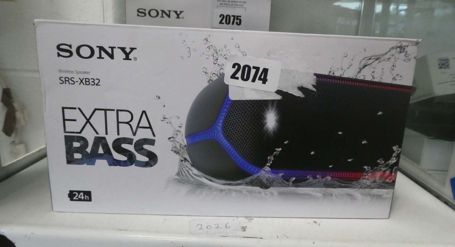 Sony SRS XB32 Extra base bluetooth speaker with box