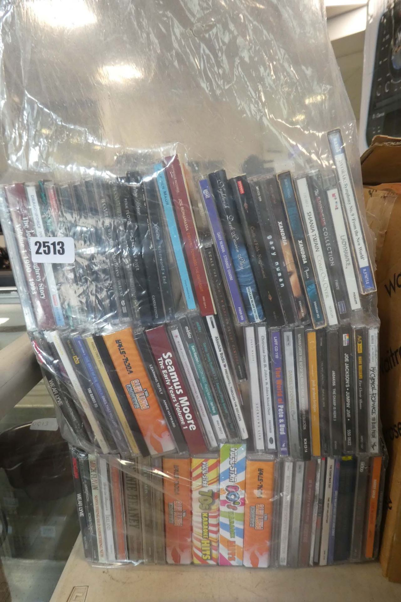 Bag of music CD's Contains approx 60 CD's