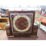 1950's oak mantle clock