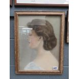 (2127RR) 164 - E.P. Head (early 20th Century), A head and shoulders portrait of a lady, signed,