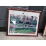 Photographic print of a park