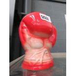 5538 - A Crown Windsor 'Sylvac' novelty mug in the form of a boxing glove, h. 14 cm *other
