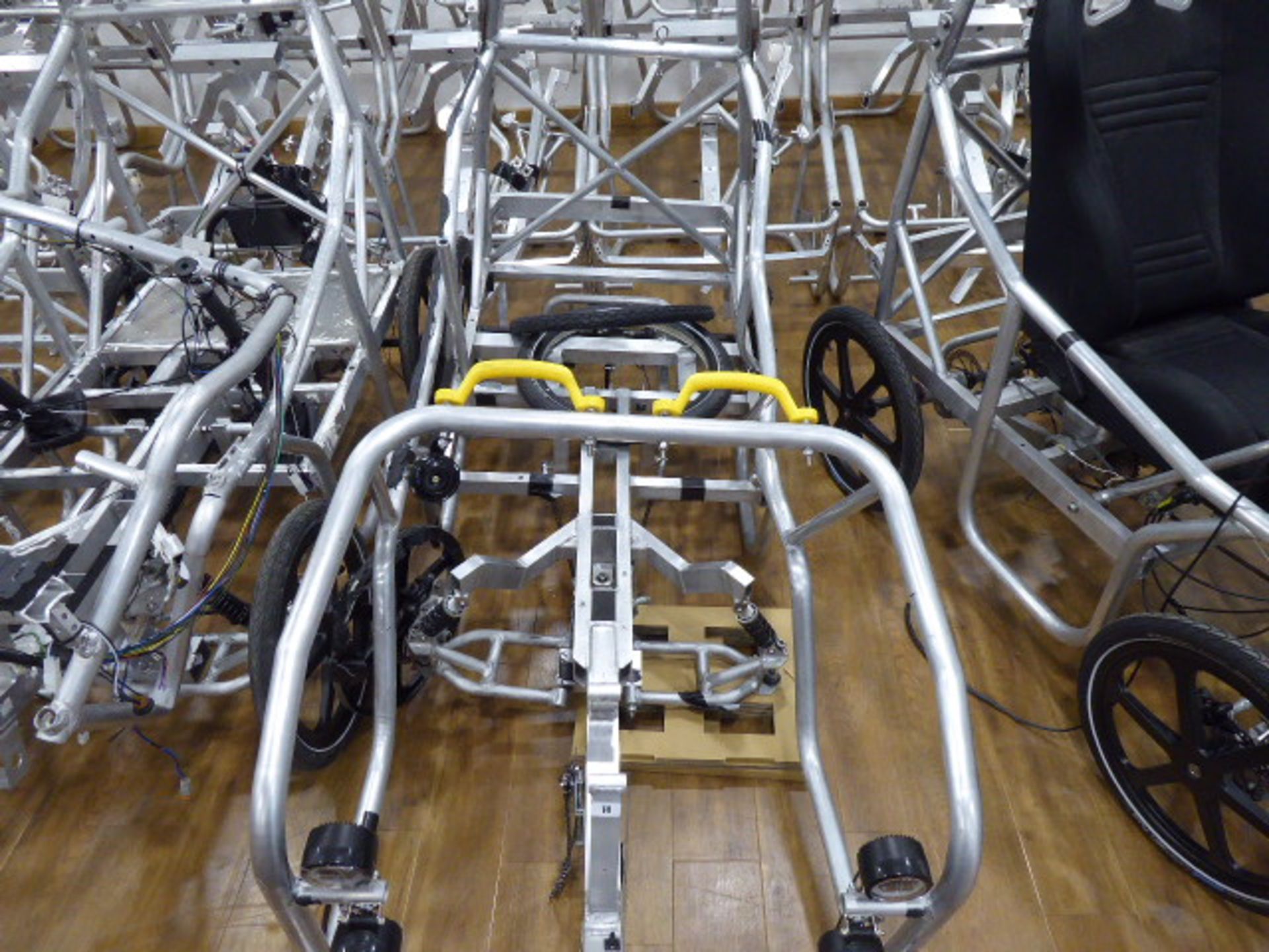 Incomplete DryCycle electric assist pedal cycle, used as a former crash test example