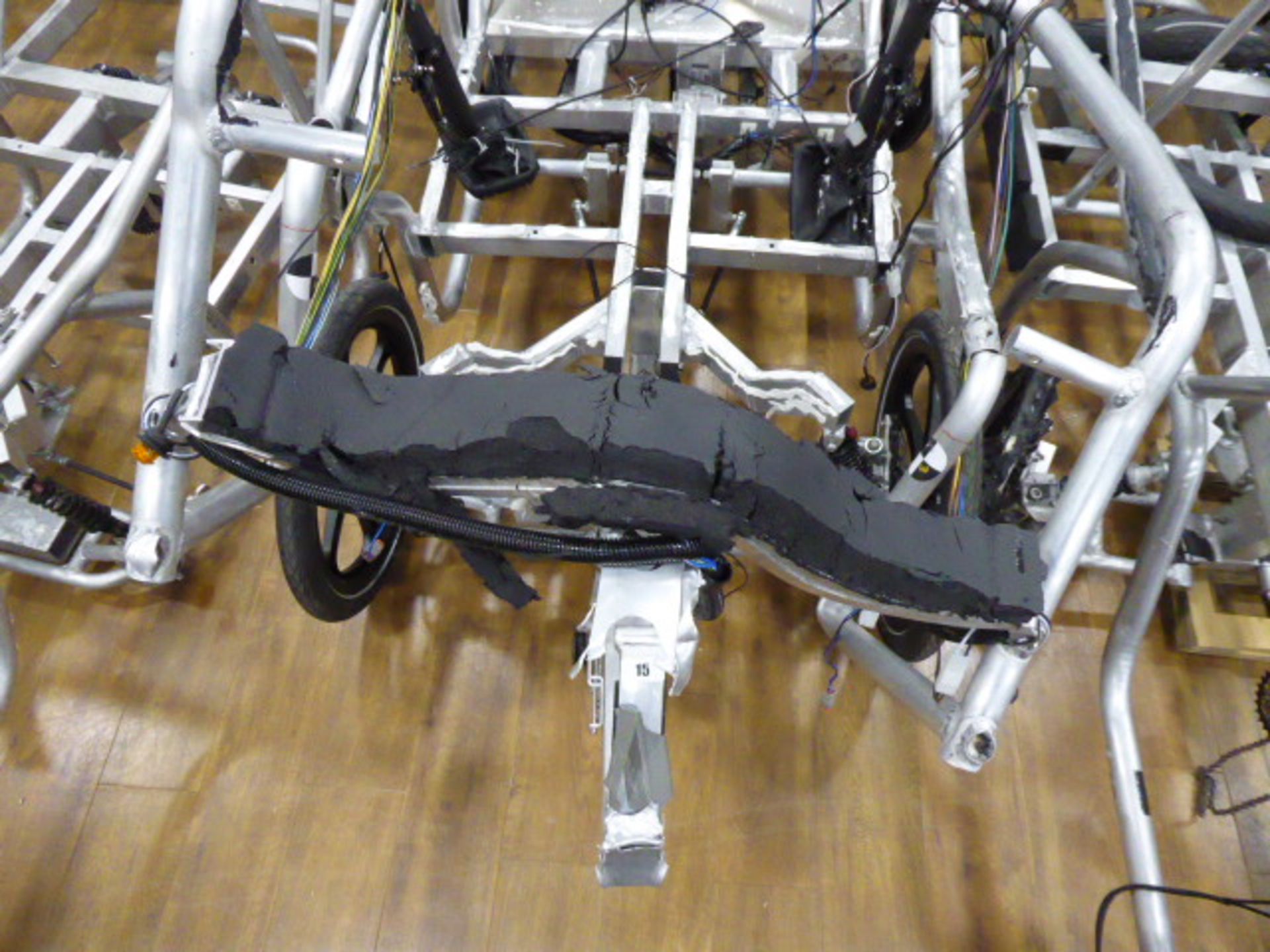 Incomplete DryCycle electric assist pedal cycle, used as a former crash test example - Image 2 of 4