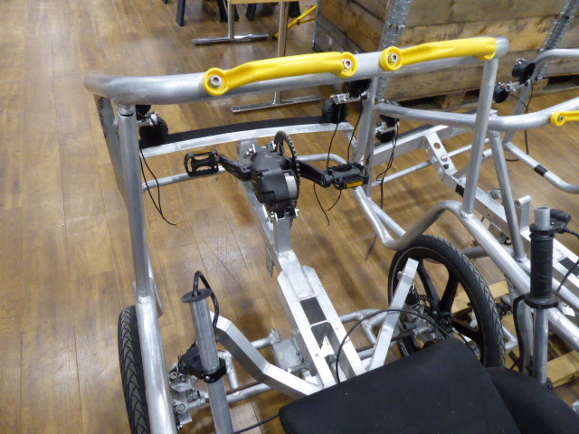 Incomplete DryCycle electric assist pedal cycle aluminium frame, wheels, tyres, seat, and various - Image 2 of 3