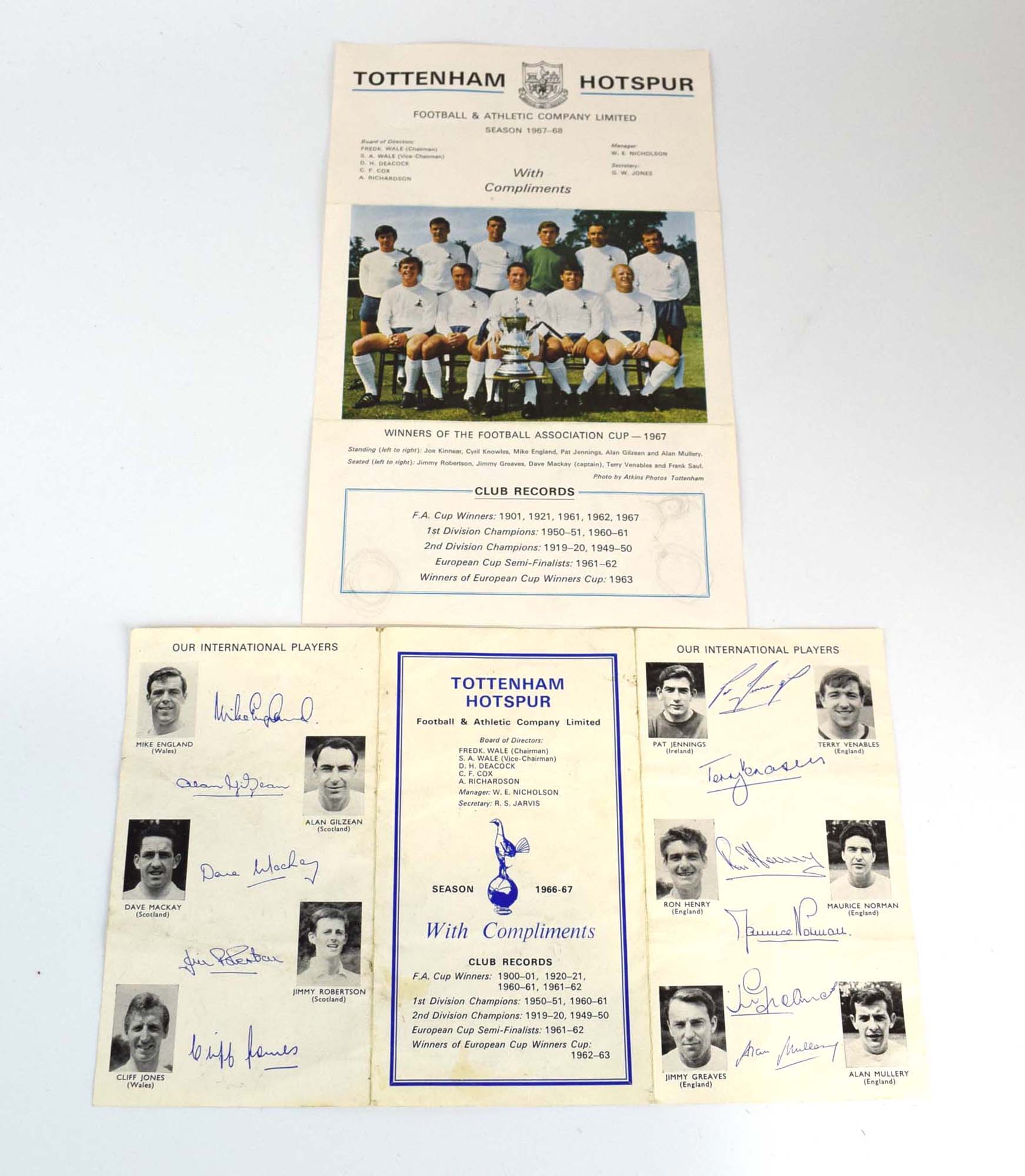 Tottenham Hotspurs: Twenty-three official handbooks dating from 1958-1982, - Image 4 of 6