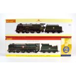 Two Hornby OO gauge loco's comprising: R2294 BR 4-6-2 Merchant Navy Class Ellerman Lines and R2632X