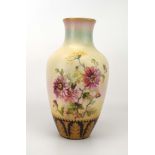 A large Doulton Burslem vase of shouldered form,