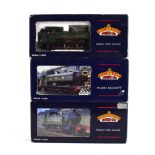 Three Bachmann OO gauge tank loco's comprising 32-125 45XX, 32-204 8750 Pannier and one other,