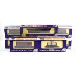 Eight Dapol N gauge coaches and rolling stock comprising: 1 x NC011, 1 x NC-027A, 1 x NC-027B,