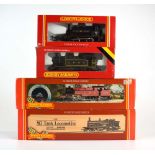 Four Hornby Railways OO gauge tank loco's comprising: R150 L&Y 0-4-0ST, R055 LMS Class 4P 2-6-4T,
