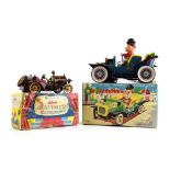 A battery operated Old Fashioned Car and a Schuco 'Oldtimer' vehicle,