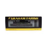 A Graham Farish N gauge 372-326 standard class 3MT 82005 loco in green BR livery,