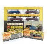 A Wrenn N gauge Micromodel train set, together with a small group of track and rolling stock,