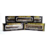 Eight Graham Farish N gauge Pullman coaches comprising: 1 x 0656, 1 x 374-200, 1 x 374-200A,