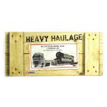 A Corgi Heavy Haulage limited edition CC13203 DAF XF Super Space Cab King trailer and Flying