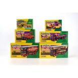 Five Corgi Showmans Range models comprising: 06601, 24401, 16101, 12601 and 27801,