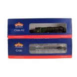 Two Bachmann OO gauge loco's comprising: 32-180 Crab Class 42919 and 31-528 Class A2 60533 Happy