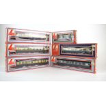 Five Lima OO gauge coaches and an item of rolling stock,