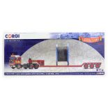 A Corgi Hauliers of Renown limited edition CC15604 Volvo F89 3 axle low loader with industrial