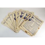 Tottenham Hotspurs: Approximately sixty official home programmes dating from 29th August 1953 to