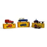 Three Dublo Dinky models comprising: 067 Austin Taxi,