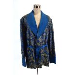 A Chinese silk smoking jacket *The original owner was a member of the Royal Marines and based in