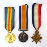 A First World War trio of medals awarded to Staff Nurse N.G.