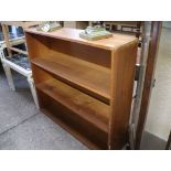 Pine open front bookcase