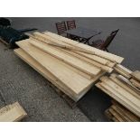 Large pallet of timber in assorted sizes