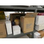 Assorted box of homewares, decorative items, etc.