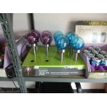 10 orb garden stake lights