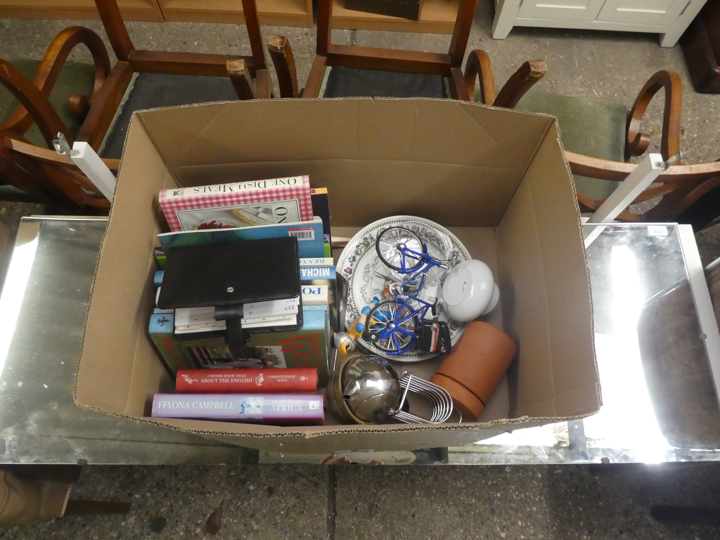 (2151) Box of various books, toys, etc.