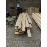 (1095) Pallet of assorted timber