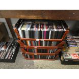 4 trays of various DVDs