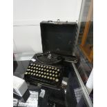 Vintage portable typewriter