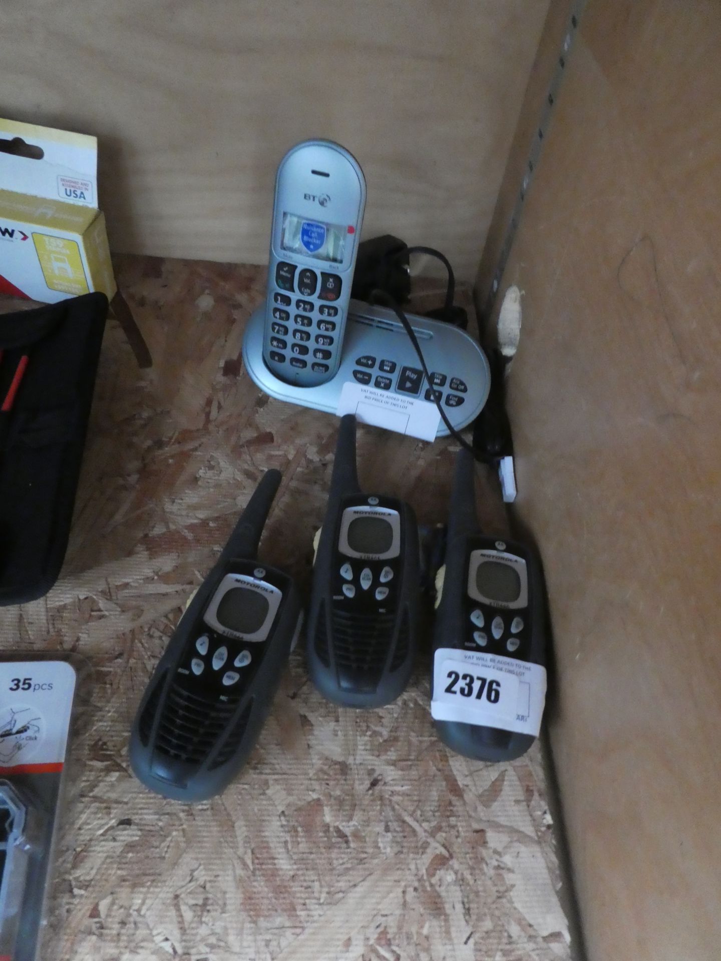 3 Motorola XTR446 hand sets and BT cordless phone