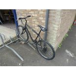 Black painted gents mountain bike