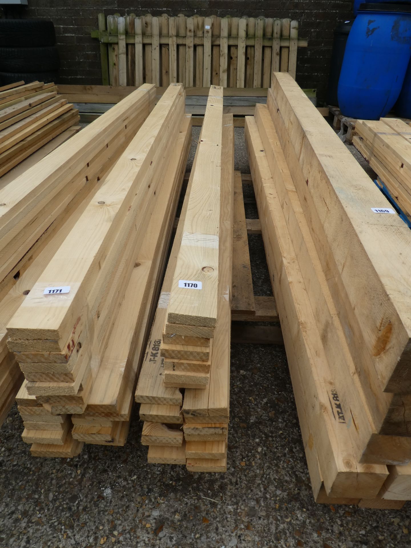 3 packs of 3x1 timber