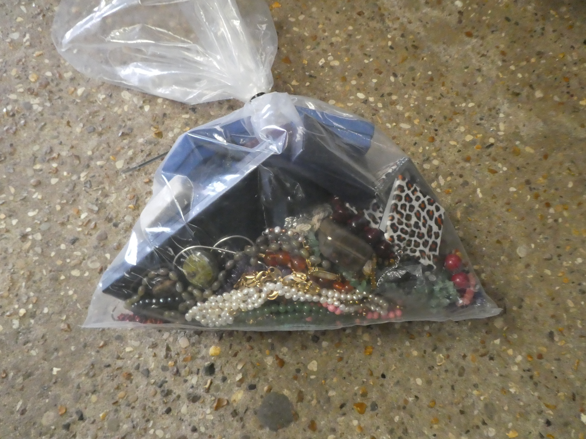 Bag of assorted dress jewellery