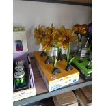 Box of 8 daffodil solar stake lights