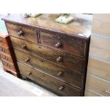 Early 20th Century mahogany chest of 2 over 3 drawers